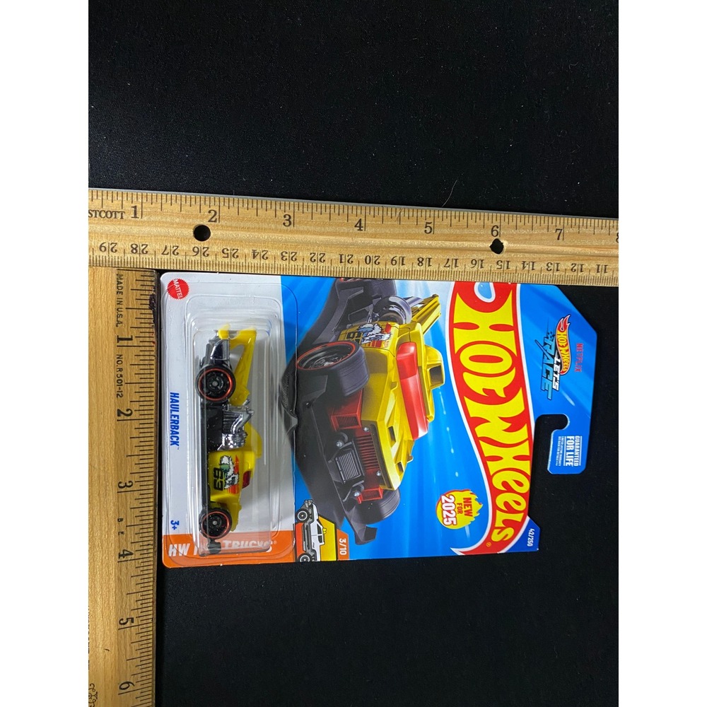 Hot Wheels Haulerack Yellow 3/10 HW‎ Hot Trucks 2023 Diecast Car